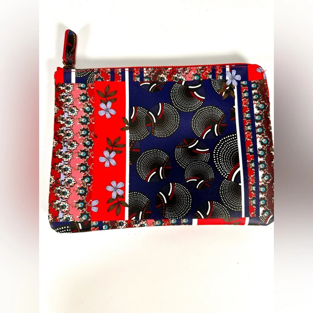 NWOT Anthropologie Woman’s Florist Pattern Clutch, Pouch,Amenity,Cosmetic bag